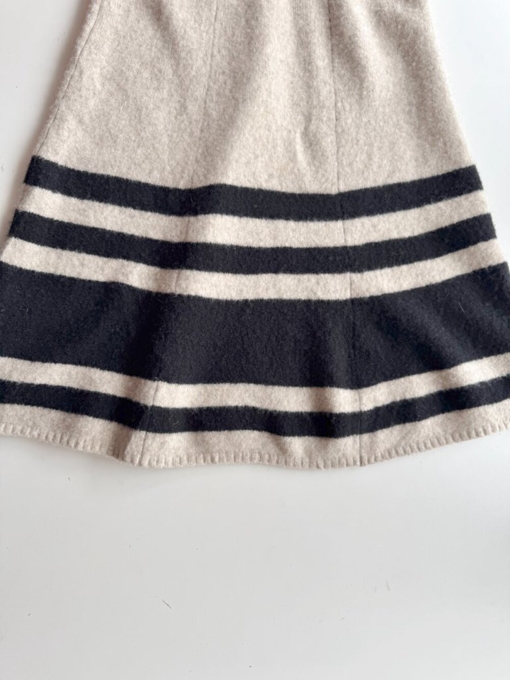 BANANA REPUBLIC Tulsi Blanket Stripe Wool Yak Blend Midi Sweater Skirt, Size S - Picture 9 of 12